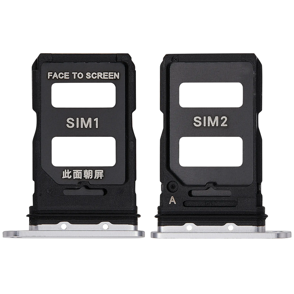 Sim Card Tray For Xiaomi 13 Pro (Ceramic White) – repair component detail view – SIM Tray Replacement for phone repair