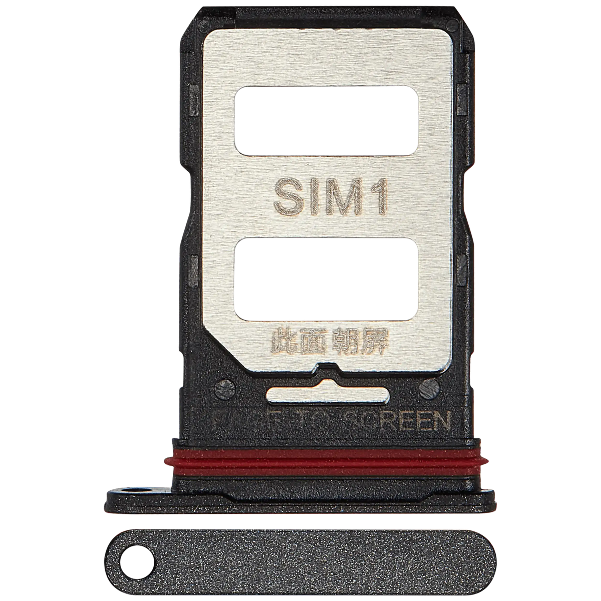 Sim Card Tray For Xiaomi 13T / 13T Pro (Black) – replacement part product view – SIM Tray Replacement for phone repair