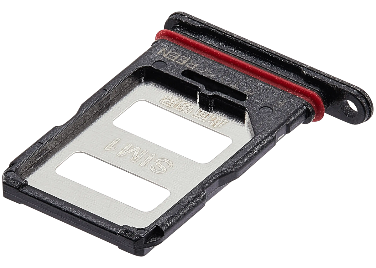Sim Card Tray For Xiaomi 13T / 13T Pro (Black) – device repair component close-up – SIM Tray Replacement for phone repair