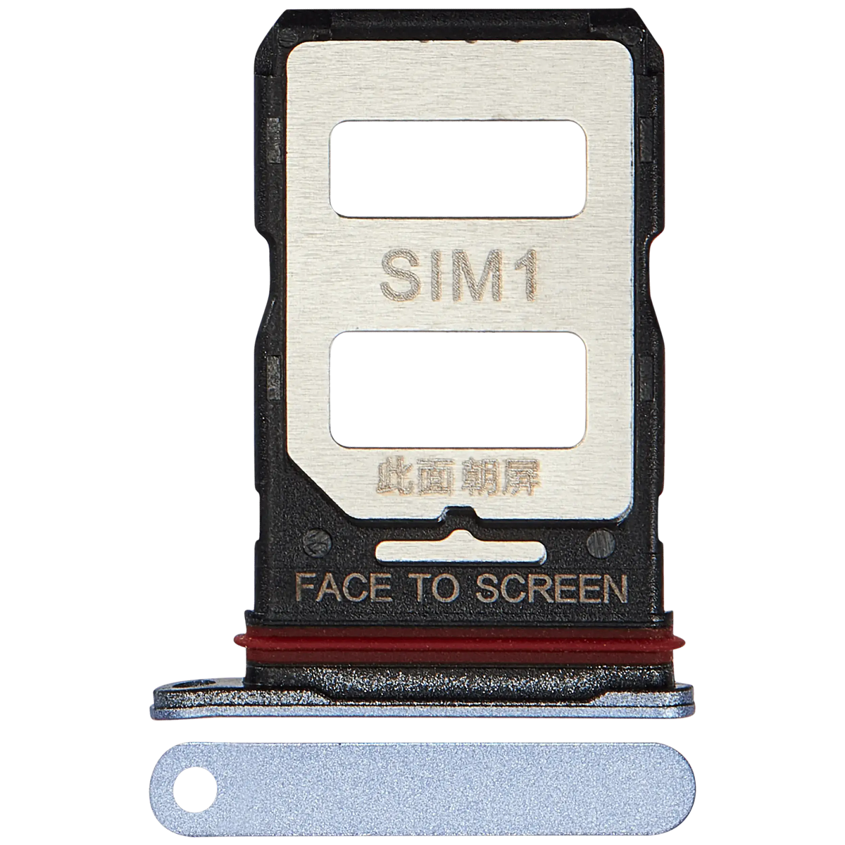 Sim Card Tray For Xiaomi 13T / 13T Pro (Alpine Blue) – replacement part product view – SIM Tray Replacement for phone repair