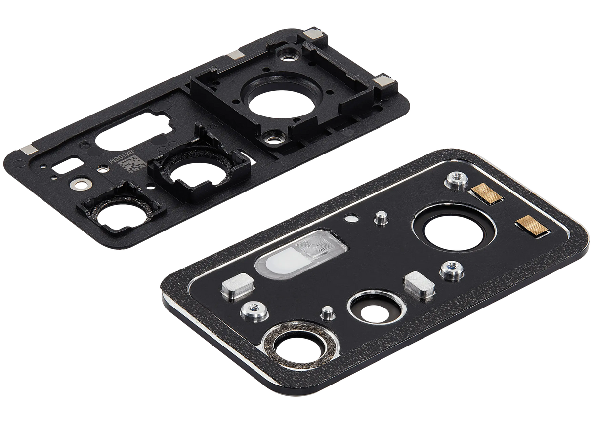 Back Camera Lens With Bracket / Bezel Fo Xiaomi 12T (2 Piece Set) (Black) – replacement component detailed view – Camera Replacement for phone repair