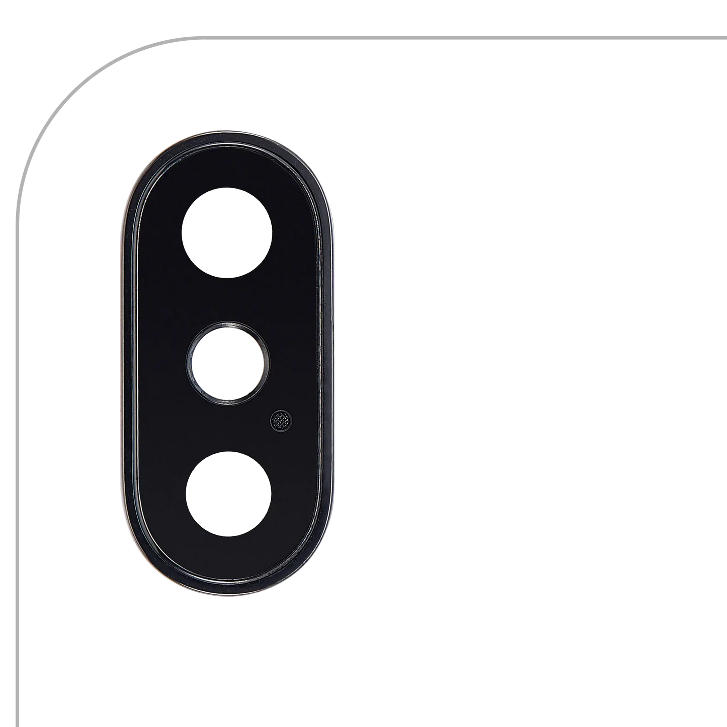 Back Camera Lens With Bracket & Bezel For iPhone XS / XS Max (Space Gray) (Real Sapphire l Premium) (10 Pack)