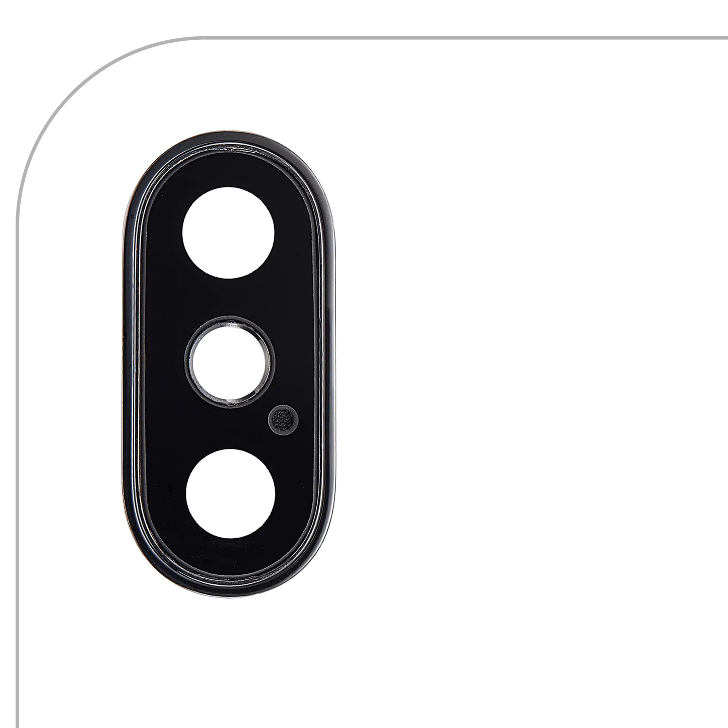 Back Camera Lens With Bracket & Bezel For iPhone XS / XS Max (Aftermarket Plus) (Space Gray) (10 Pack)