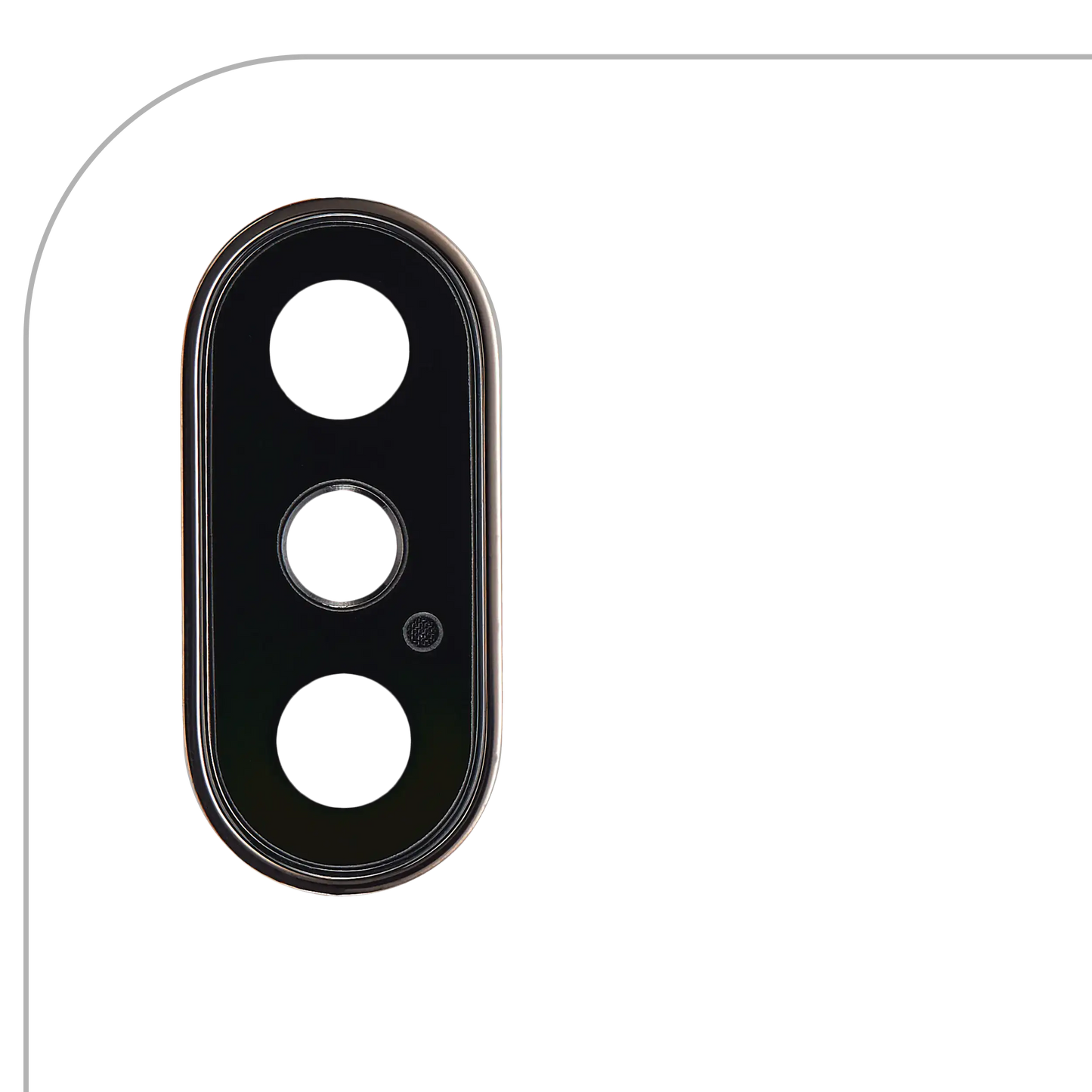 Back Camera Lens With Bracket & Bezel For iPhone XS / XS Max (Aftermarket Plus) (Gold) (10 Pack)