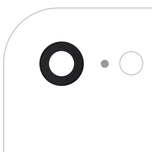 Back Camera Lens With Bracket & Bezel For iPhone 7 (10 Pack) (Real Sapphire l Premium)