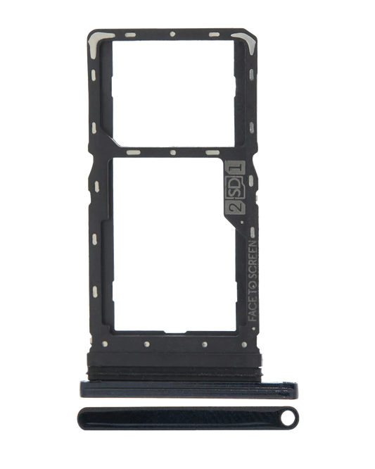 Dual Sim Card Tray For Motorola Moto G8 Play (XT2015 / 2019) (Black Onyx) | compatible mobile phone replacement part | SKU 107085003434 | product image 1