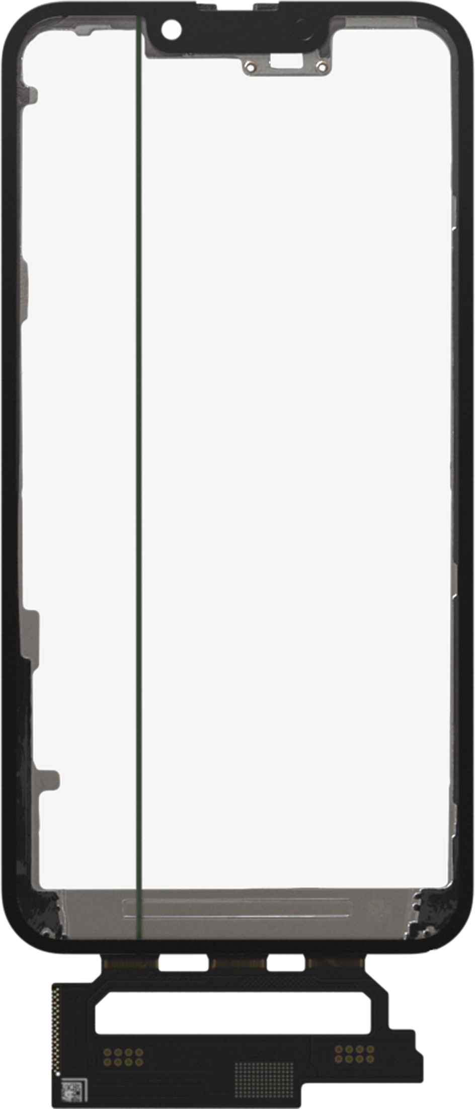 4 in 1 Short Flex (Digitizer Touch With Glass + OCA + Frame Pre-installed) For iPhone 13 (OCA Master)
