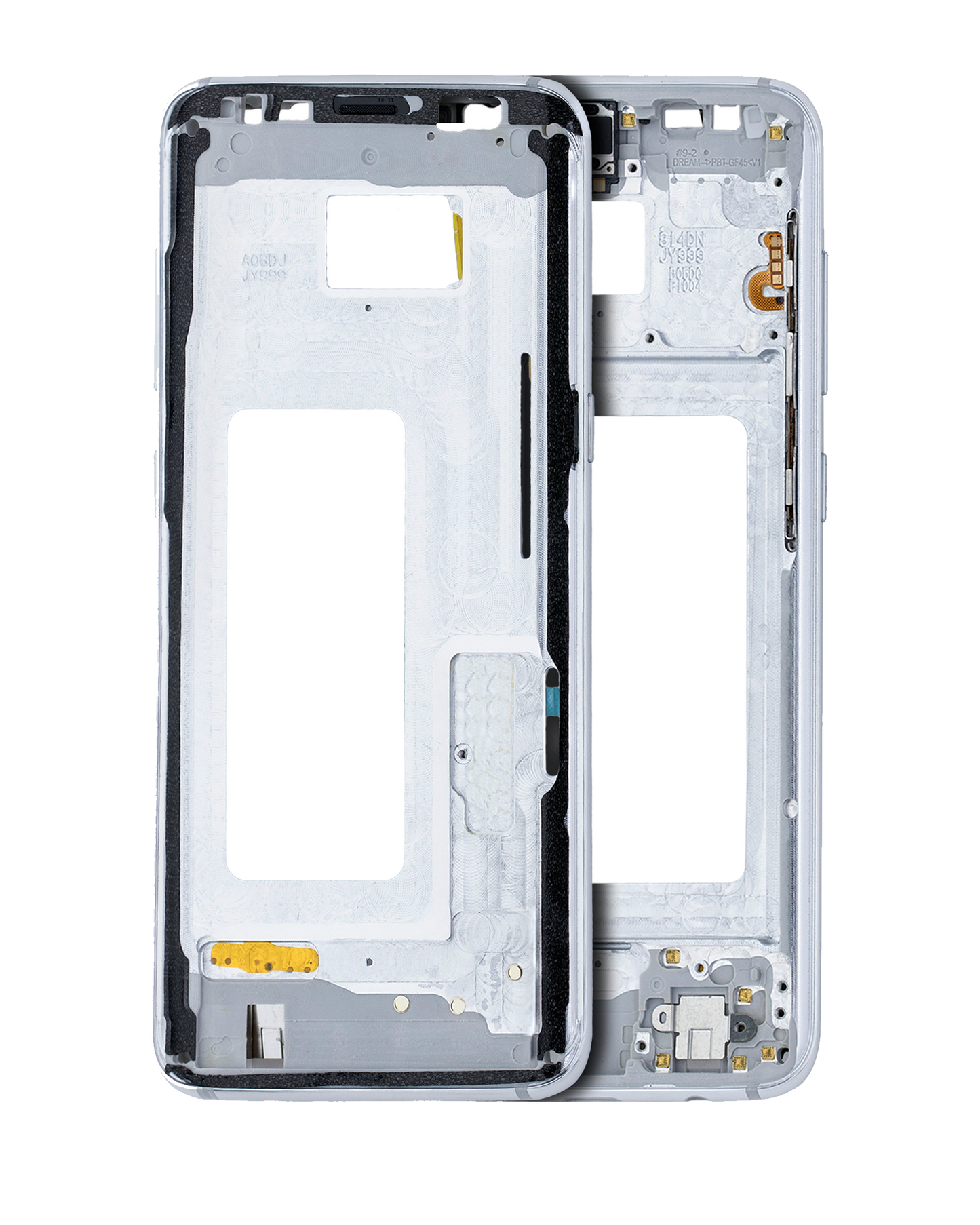 Mid-Frame Housing For Samsung Galaxy S8 (With Small Parts) (Arctic Silver)