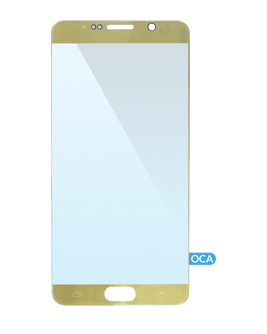 Front Glass With OCA Pre-Installed For Samsung Galaxy Note 5 (Gold)