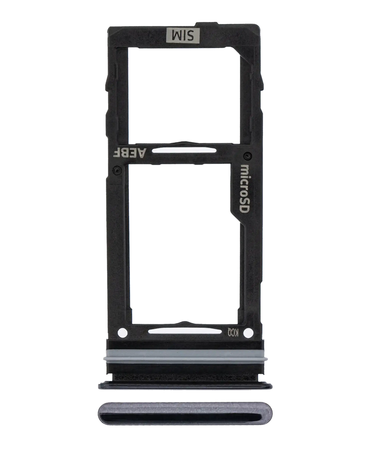 Single Sim Card Tray For Samsung Galaxy A52 4G (A525 / 2021) / A52 5G (A526 / 2021) / A52S 5G (A528 / 2021) (Awesome Black) - product image 1