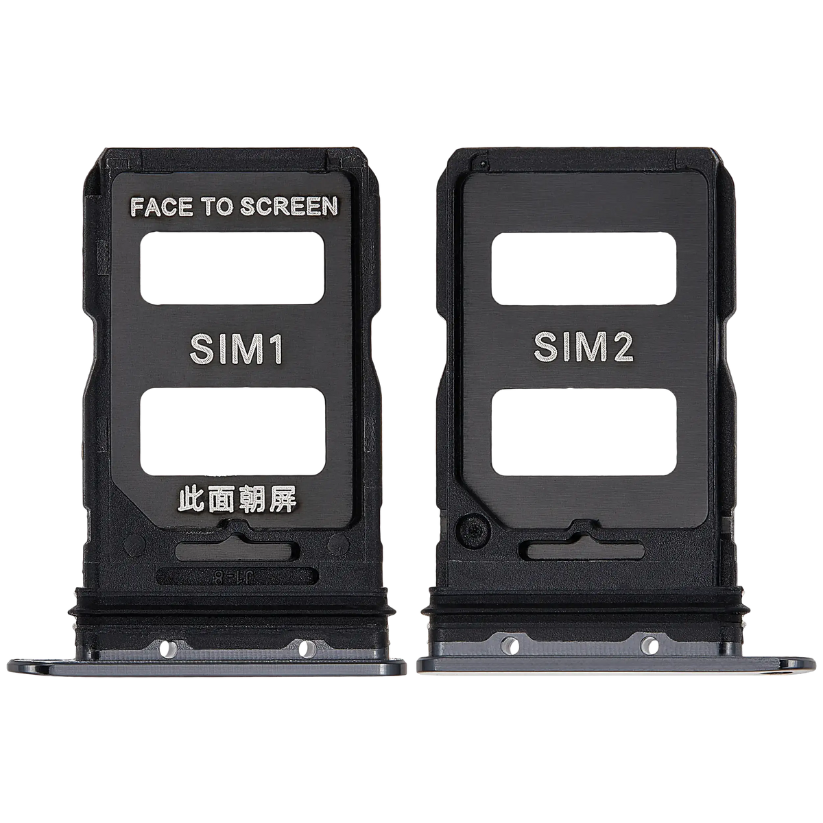 Sim Card Tray For Xiaomi 14 (Black) – repair component detail view – SIM Tray Replacement for phone repair