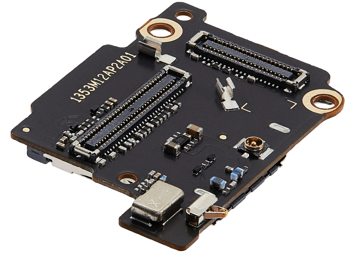 SIM Card Reader Board For Xiaomi 13T / 13T Pro – device repair component close-up – Phone Replacement Part for phone repair