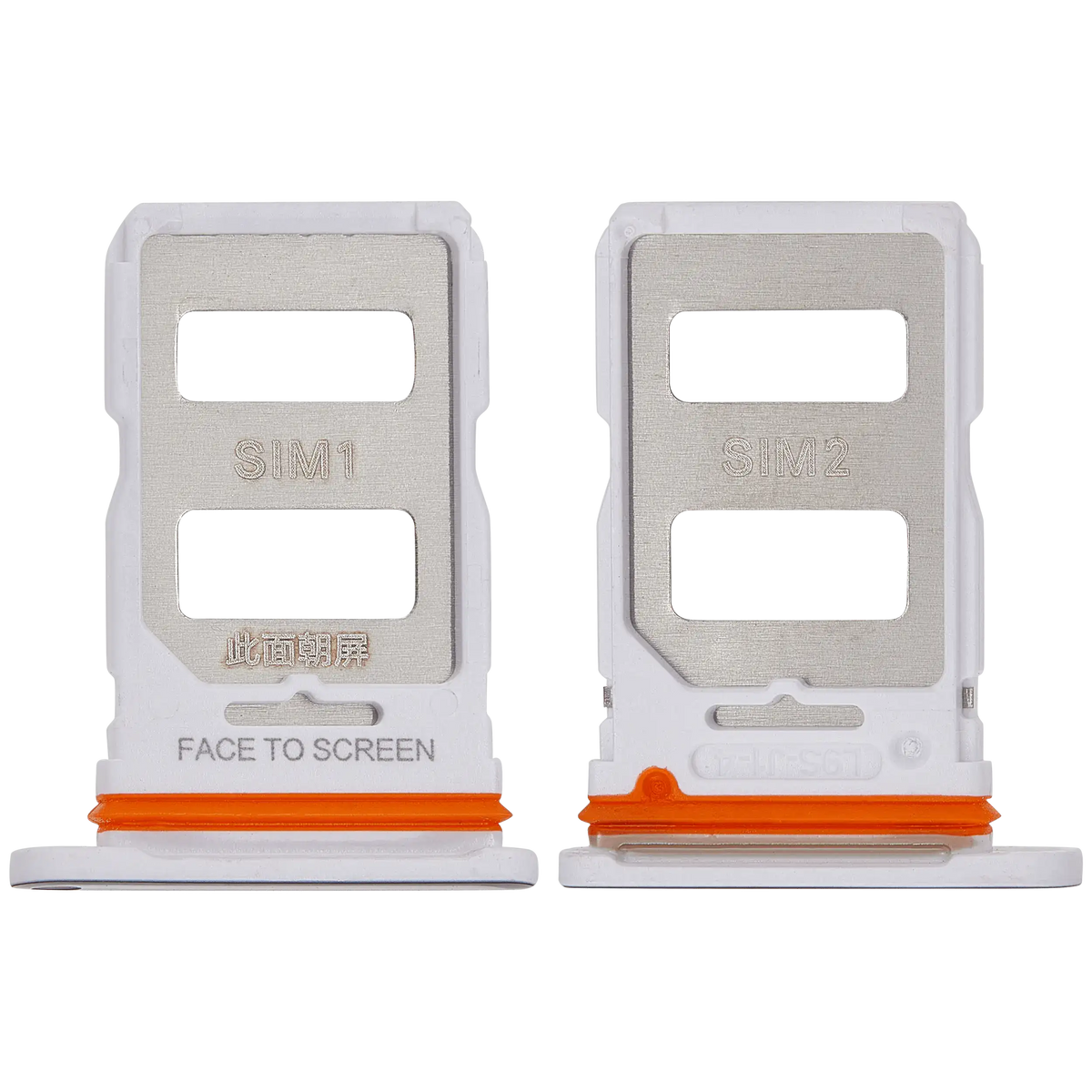 Sim Card Tray For Xiaomi 13 Lite (White) – repair component detail view – SIM Tray Replacement for phone repair