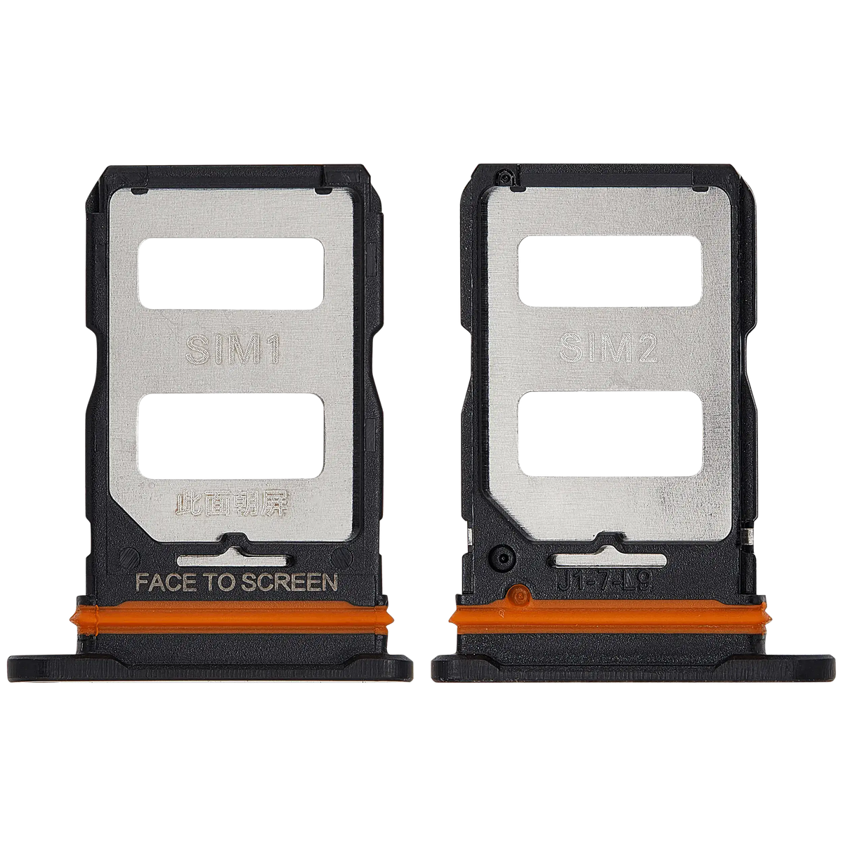 Sim Card Tray For Xiaomi 12 Lite (Black) – repair component detail view – SIM Tray Replacement for phone repair