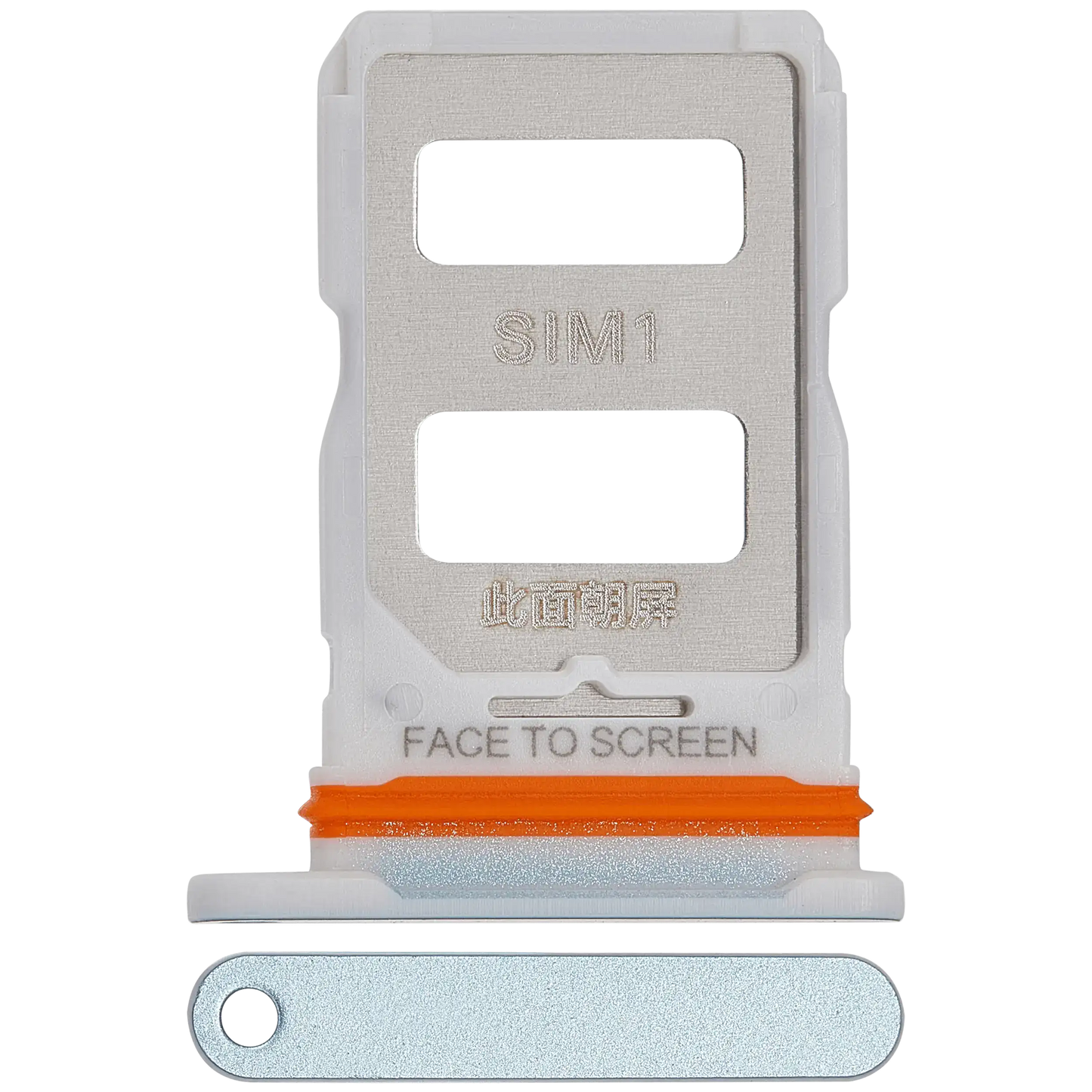 Sim Card Tray For Xiaomi 12 Lite (Lite Green) – replacement part product view – SIM Tray Replacement for phone repair