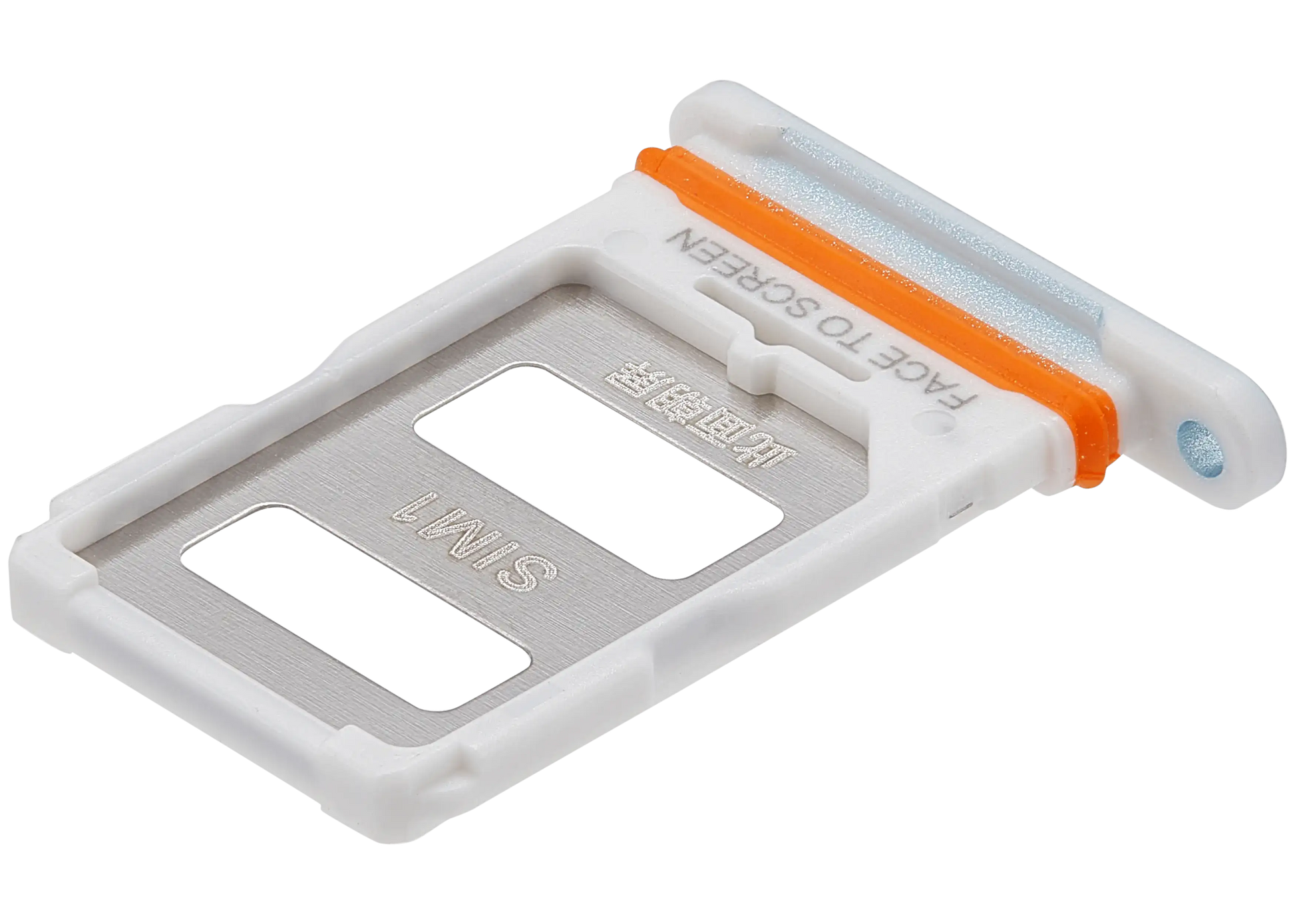 Sim Card Tray For Xiaomi 12 Lite (Lite Green) – device repair component close-up – SIM Tray Replacement for phone repair