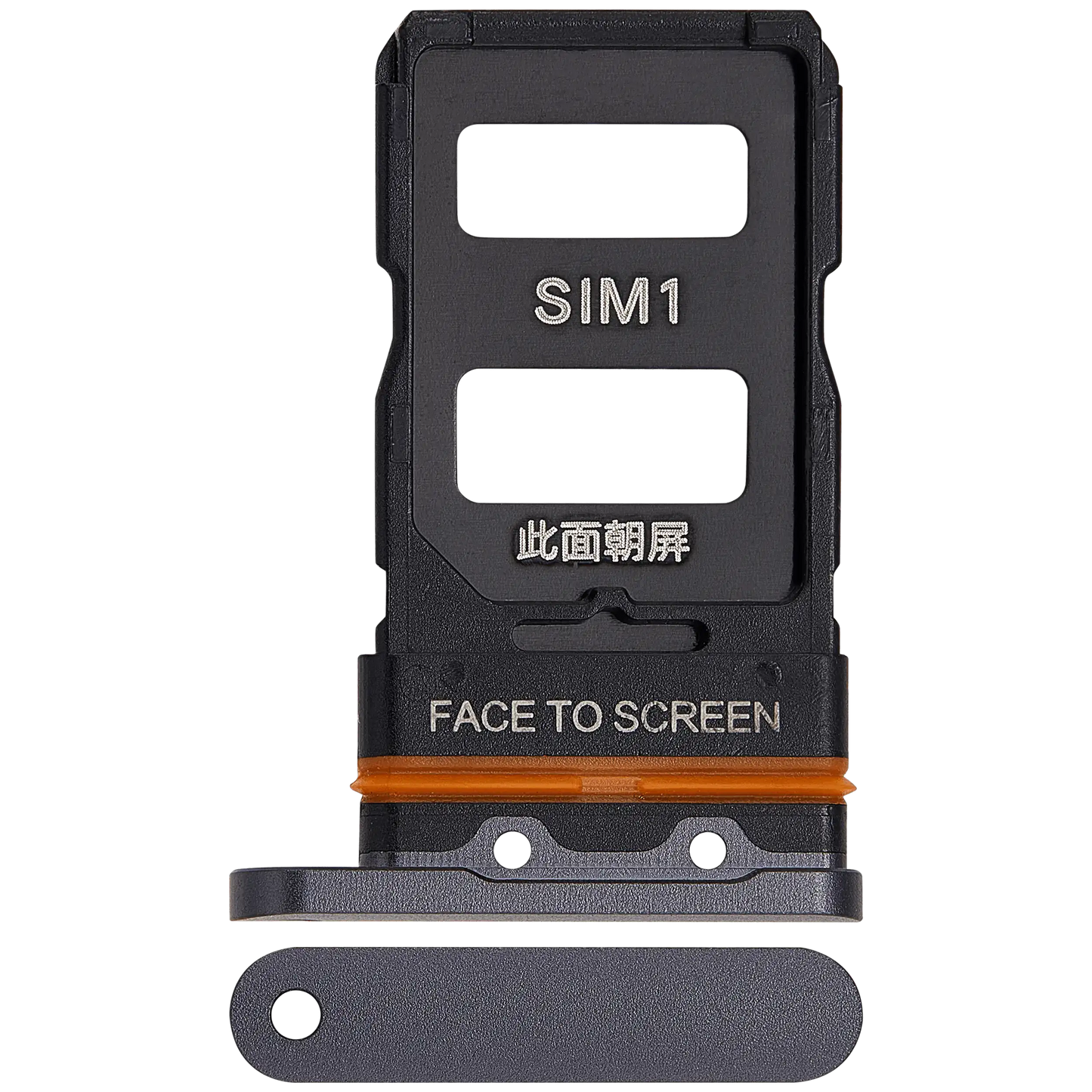 Sim Card Tray For Xiaomi 12 Pro (Gray) – replacement part product view – SIM Tray Replacement for phone repair