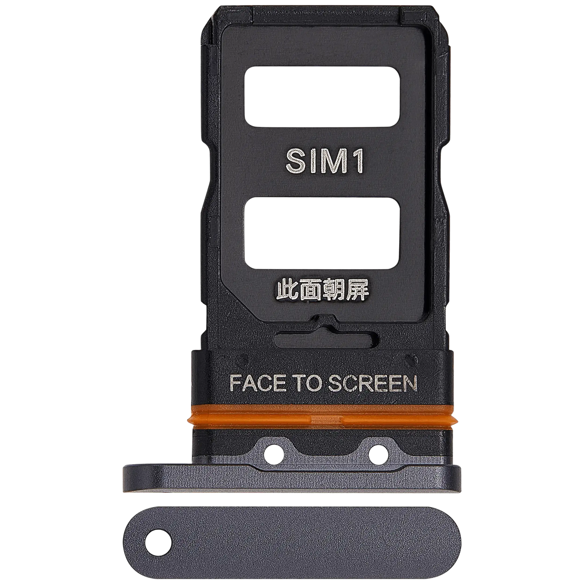 Sim Card Tray For Xiaomi 12 Pro (Gray) – replacement part product view – SIM Tray Replacement for phone repair