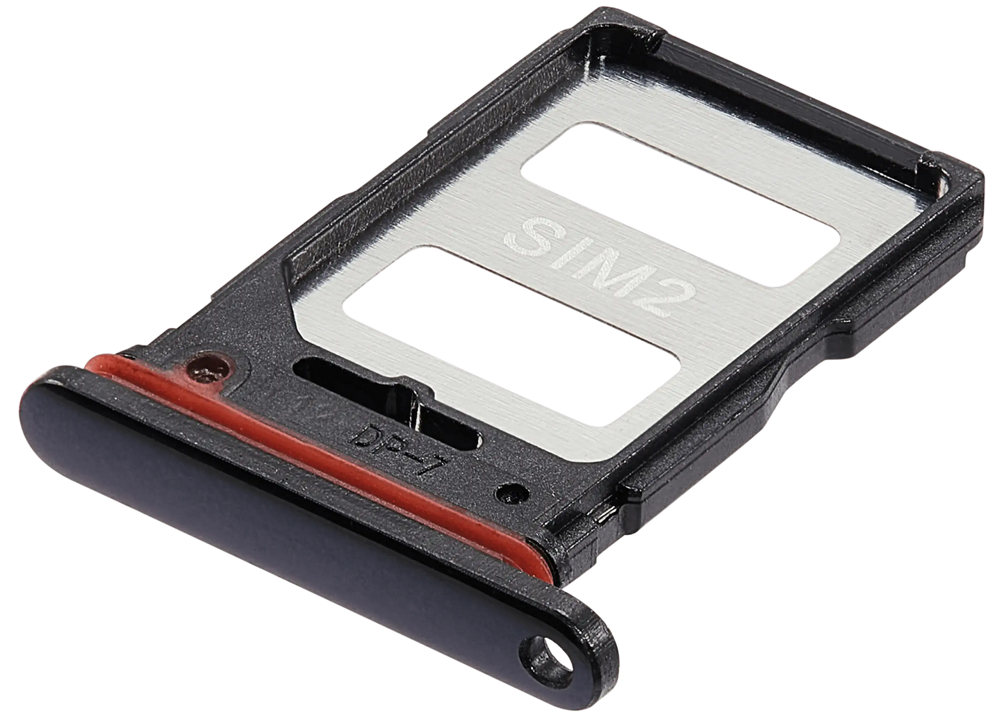 Sim Card Tray For Xiaomi 12T / 12T Pro (Black) – replacement component detailed view – SIM Tray Replacement for phone repair