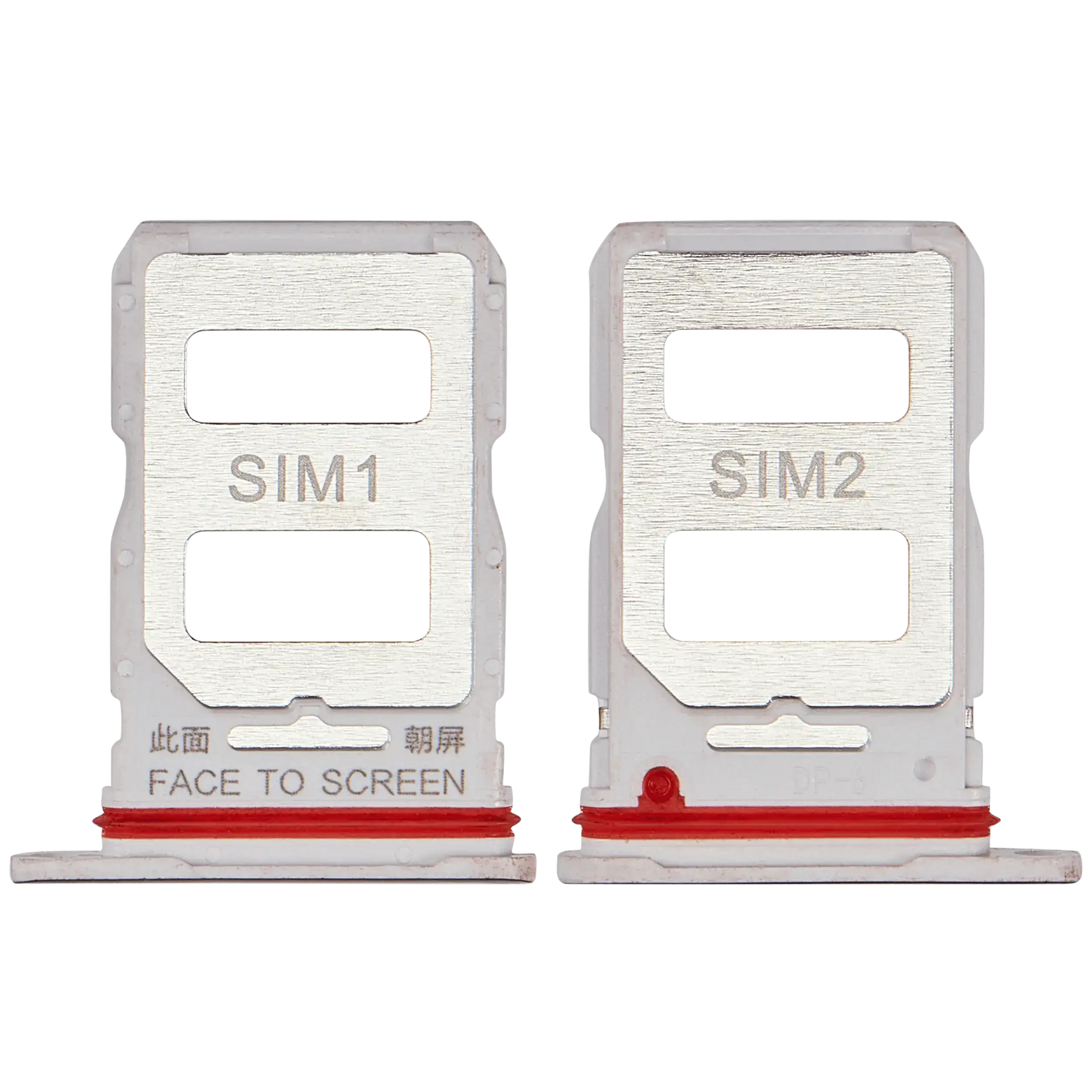 Sim Card Tray For Xiaomi 12T / 12T Pro (Silver) – repair component detail view – SIM Tray Replacement for phone repair