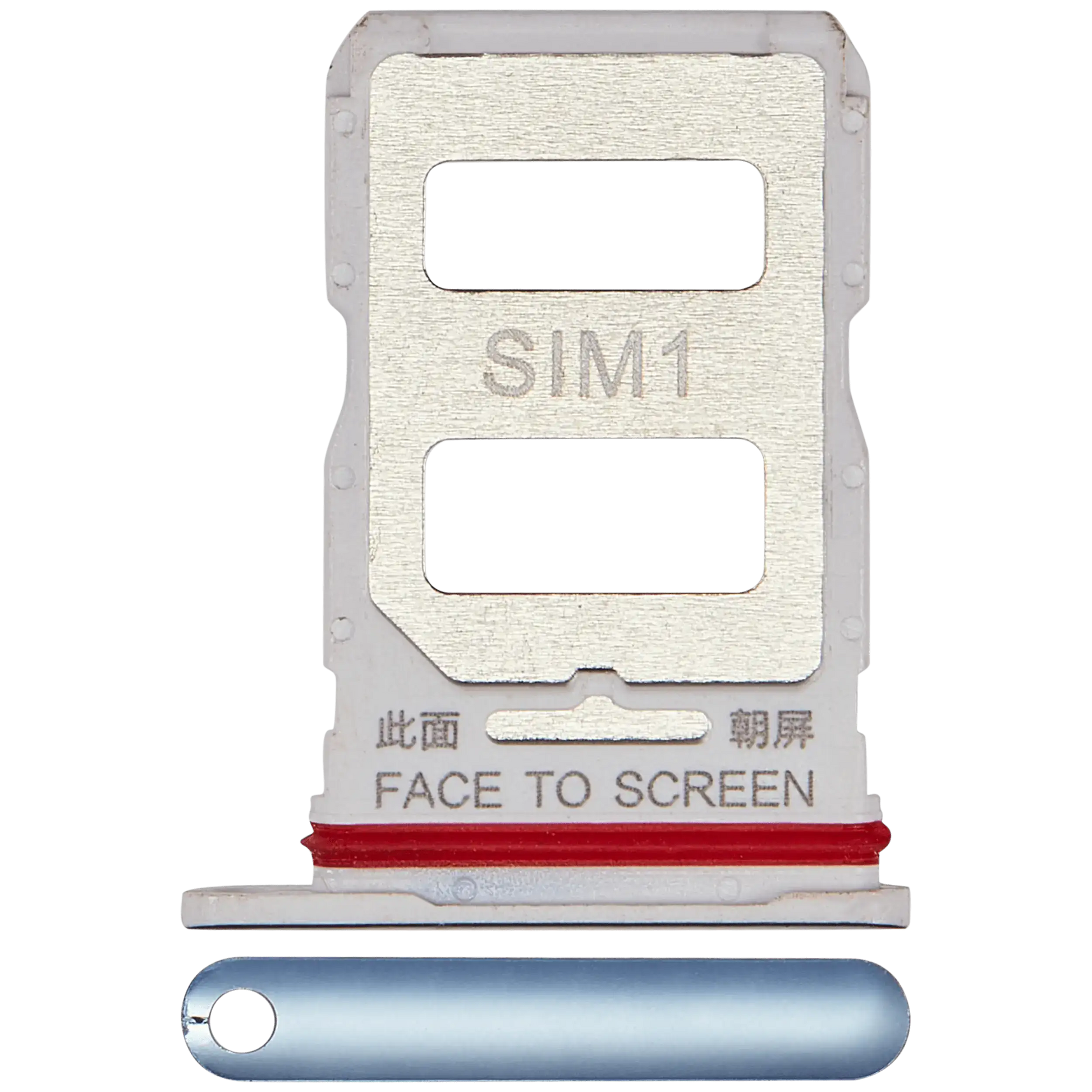 Sim Card Tray For Xiaomi 12T / 12T Pro (Blue) – replacement part product view – SIM Tray Replacement for phone repair