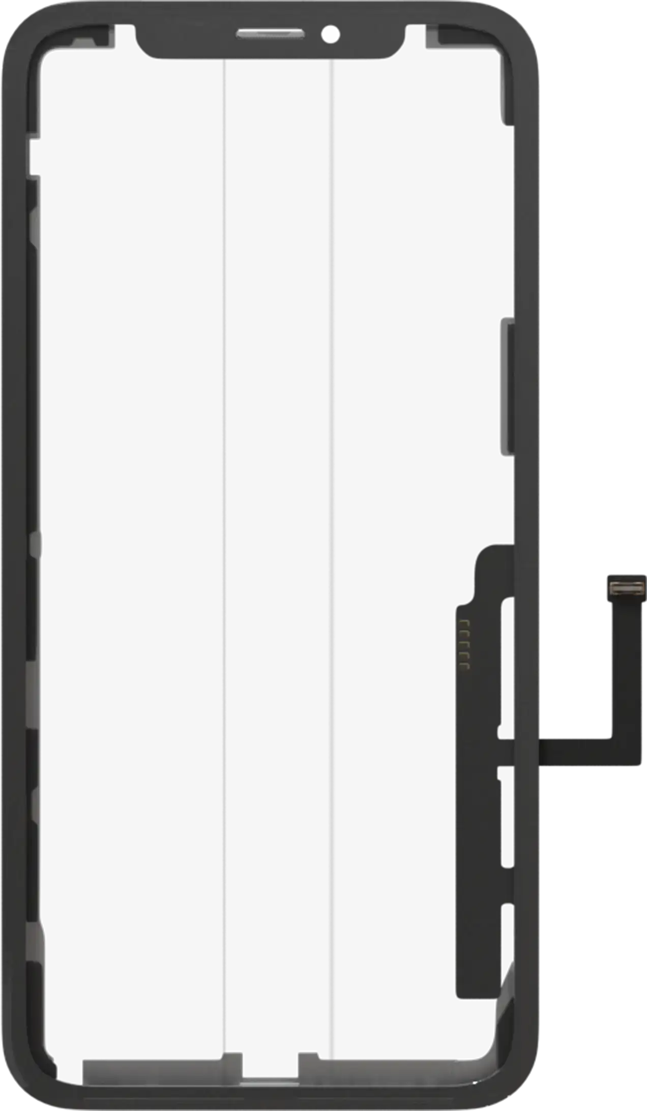 4 in 1 (Glass With OCA Pre-Installed + Frame + Digitizer ) For iPhone 11 (OCA Master)