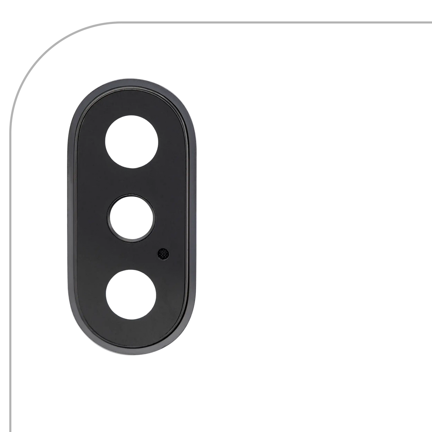 Back Camera Lens With Bracket & Bezel For iPhone X (Space Gray) (Real Sapphire l Premium)