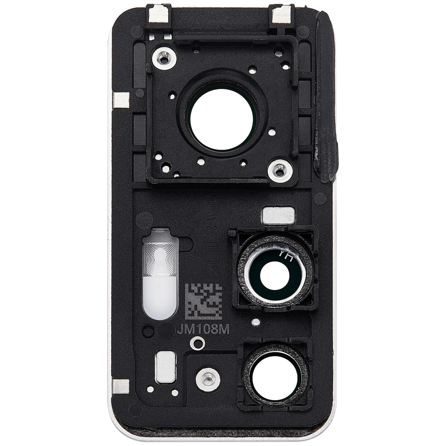 Back Camera Lens With Bracket / Bezel Fo Xiaomi 12T (2 Piece Set) (Silver) – mobile phone part alternate view – Camera Replacement for phone repair