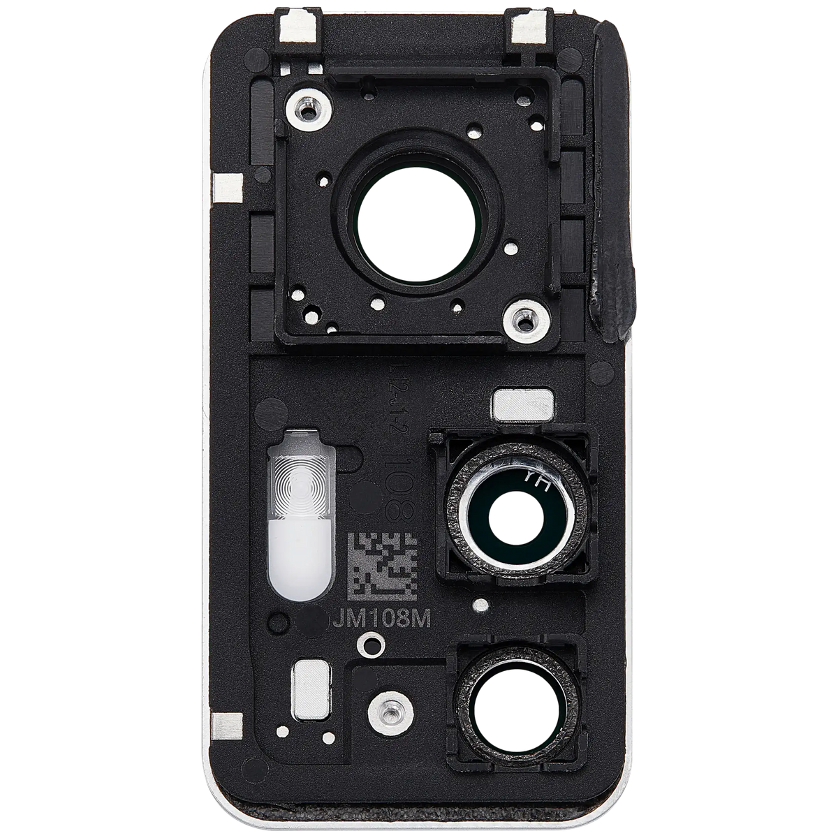 Back Camera Lens With Bracket / Bezel Fo Xiaomi 12T (2 Piece Set) (Silver) – mobile phone part alternate view – Camera Replacement for phone repair