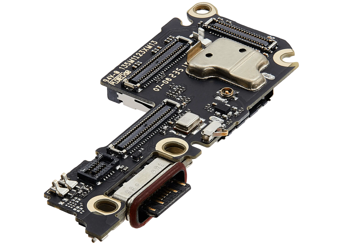 Charging Port Board With Sim Card Reader For Xiaomi 13 – device repair component close-up – Charging Port Replacement for phone repair