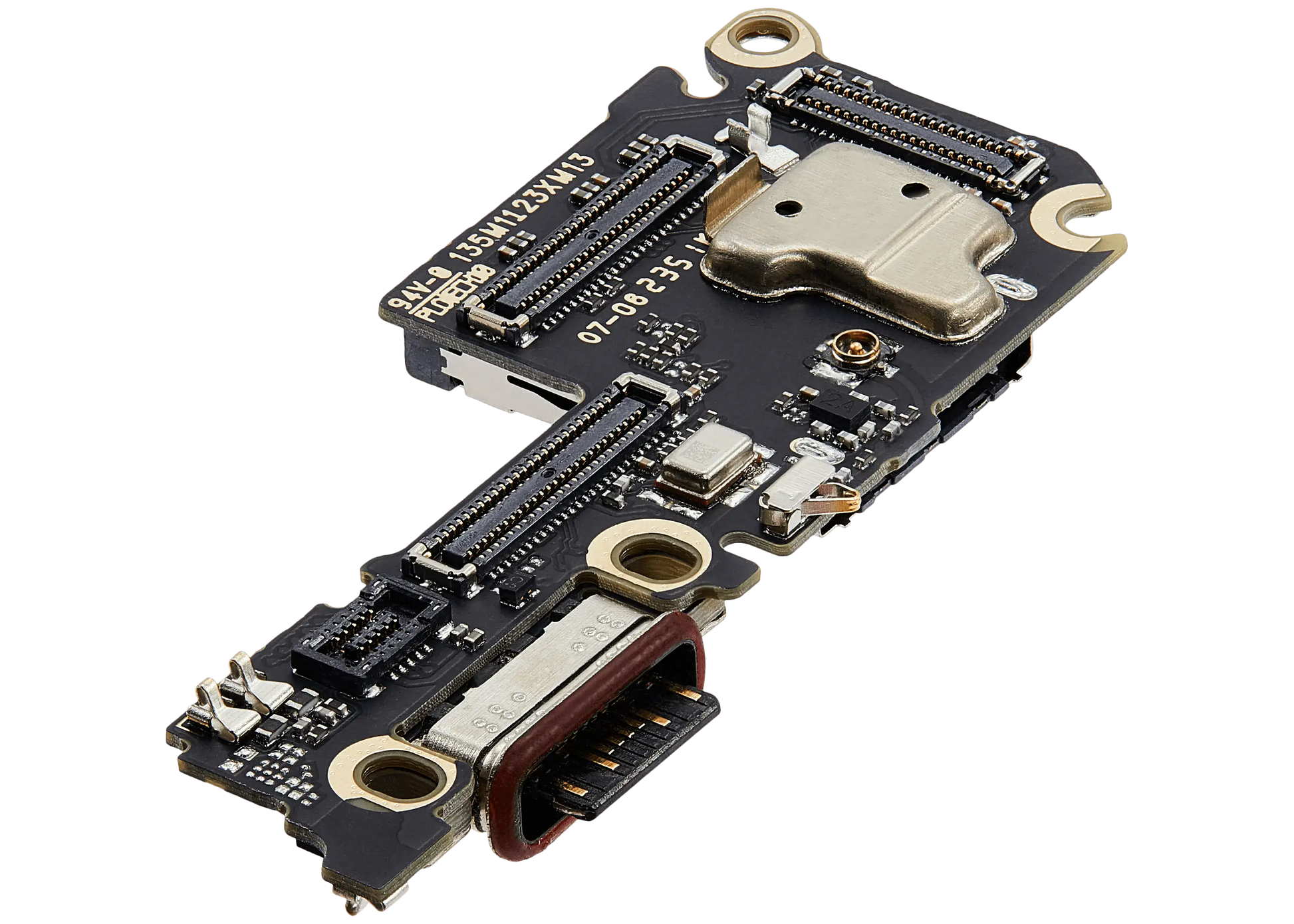 Charging Port Board With Sim Card Reader For Xiaomi 13 – device repair component close-up – Charging Port Replacement for phone repair