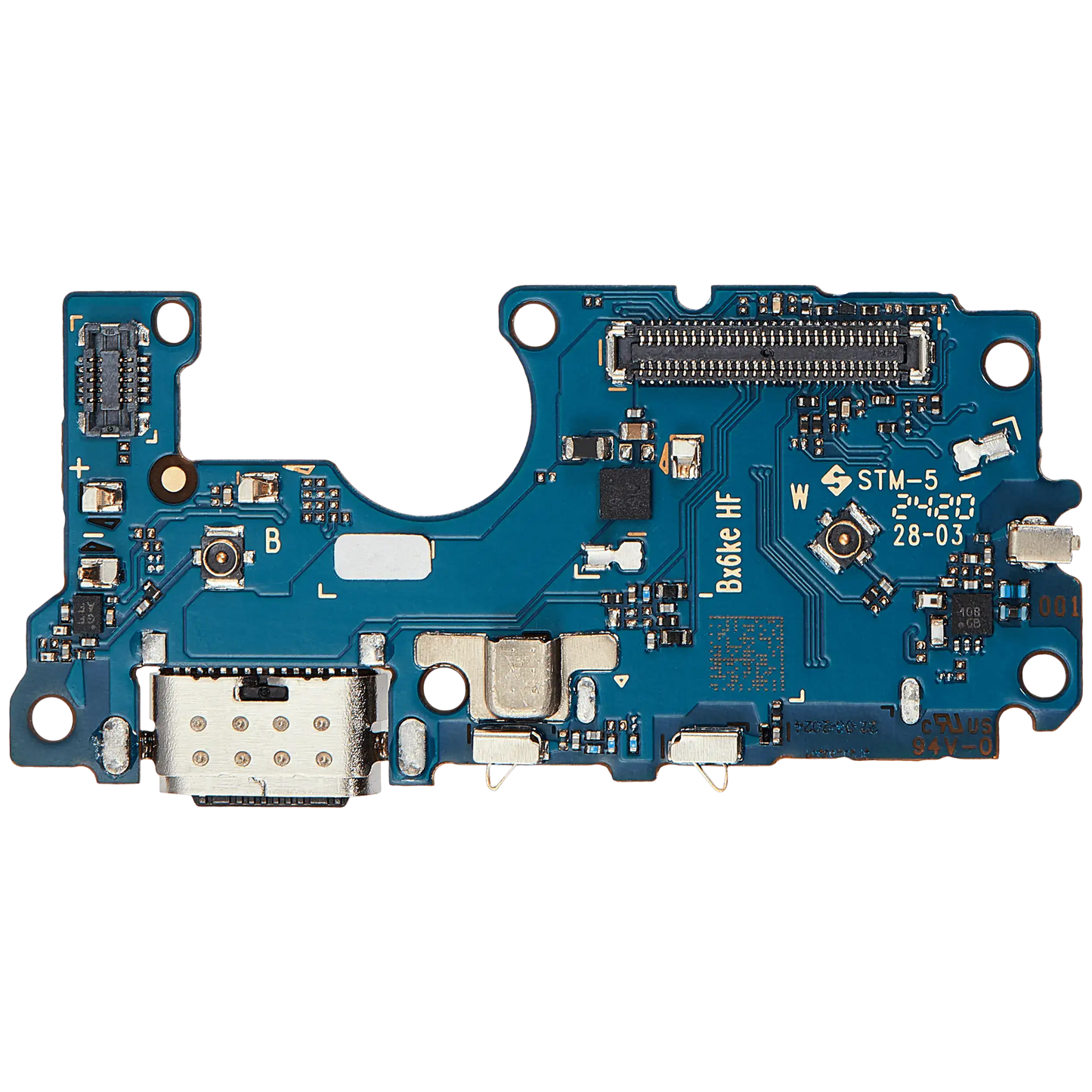 Charging Port Board For Motorola Moto G85 (XT2427 / 2024) (Premium) replacement part SKU 107183138441 image 1