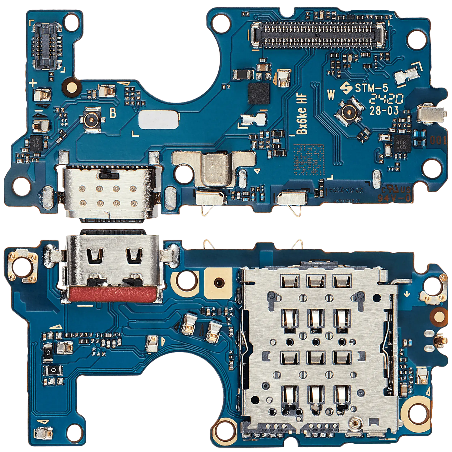 Charging Port Board For Motorola Moto G85 (XT2427 / 2024) (Premium) replacement part SKU 107183138441 image 2