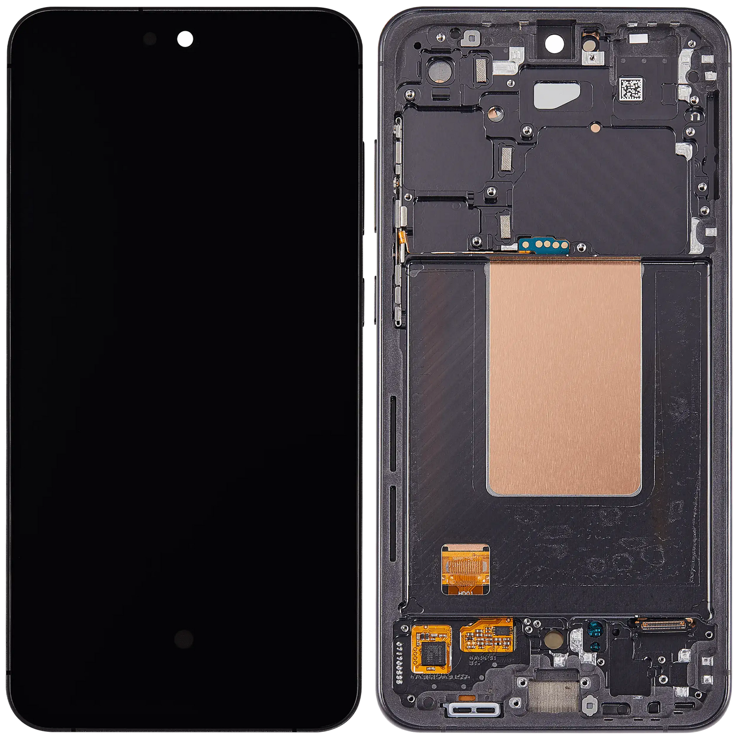 OLED Assembly With Frame For Samsung Galaxy S24 FE 5G (Refurbished) (US & International Version) (Graphite)
