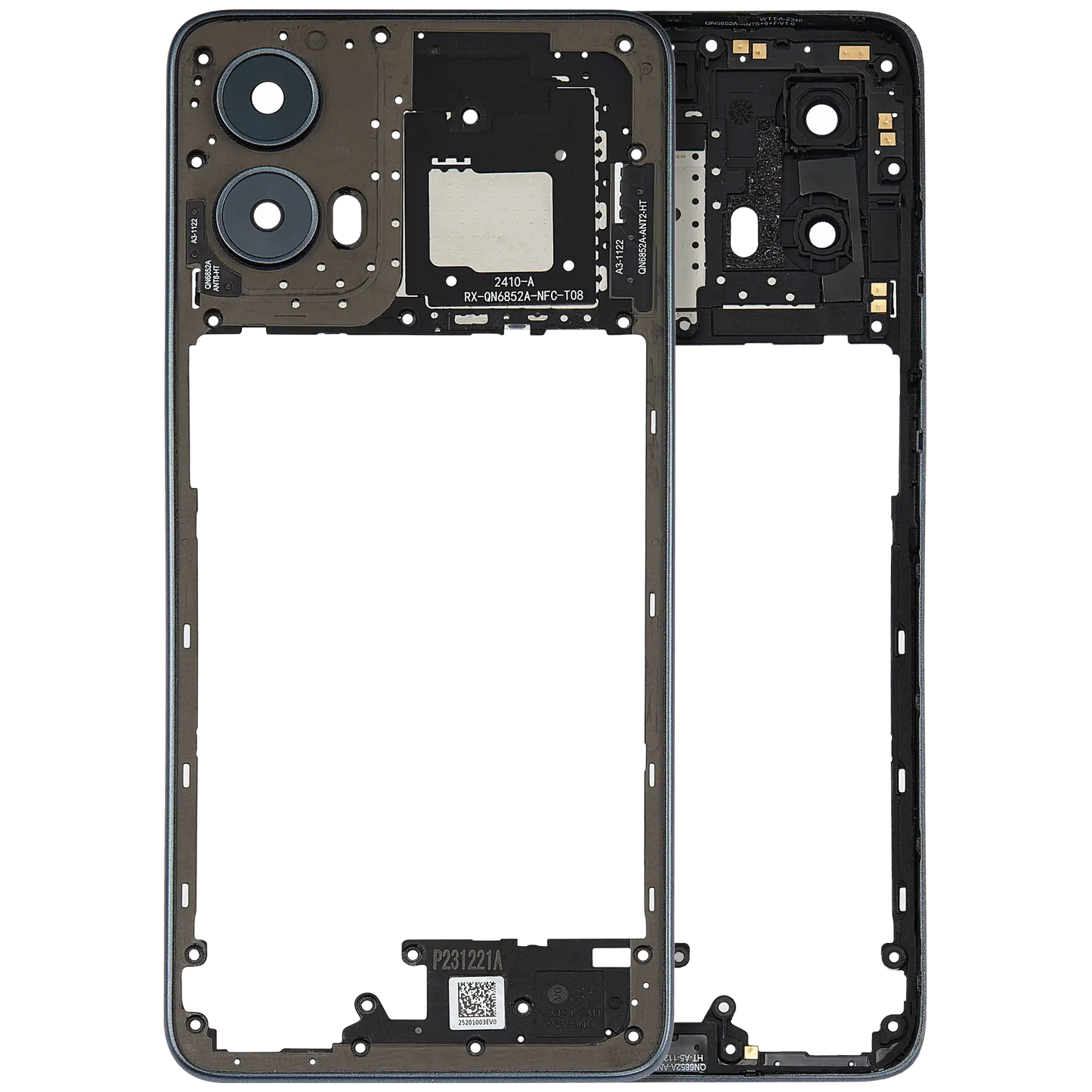 Mid-Frame Housing For Motorola Moto G 5G (XT2417 / 2024) (Sage Green) replacement part SKU 107183138248 image 1