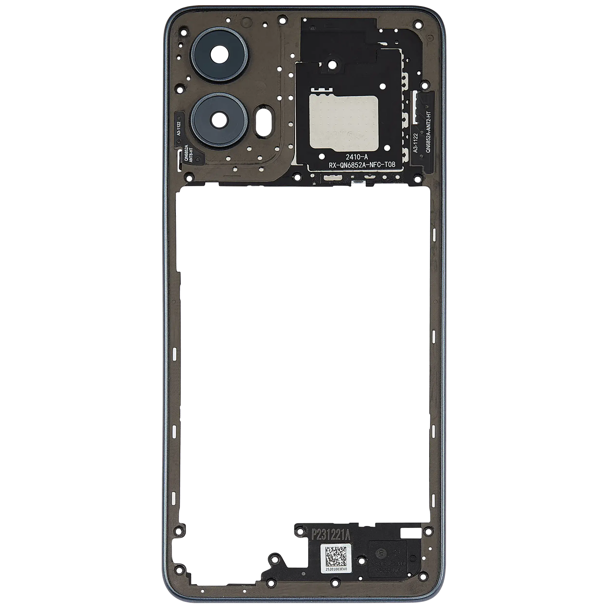 Mid-Frame Housing For Motorola Moto G 5G (XT2417 / 2024) (Sage Green) replacement part SKU 107183138248 image 8