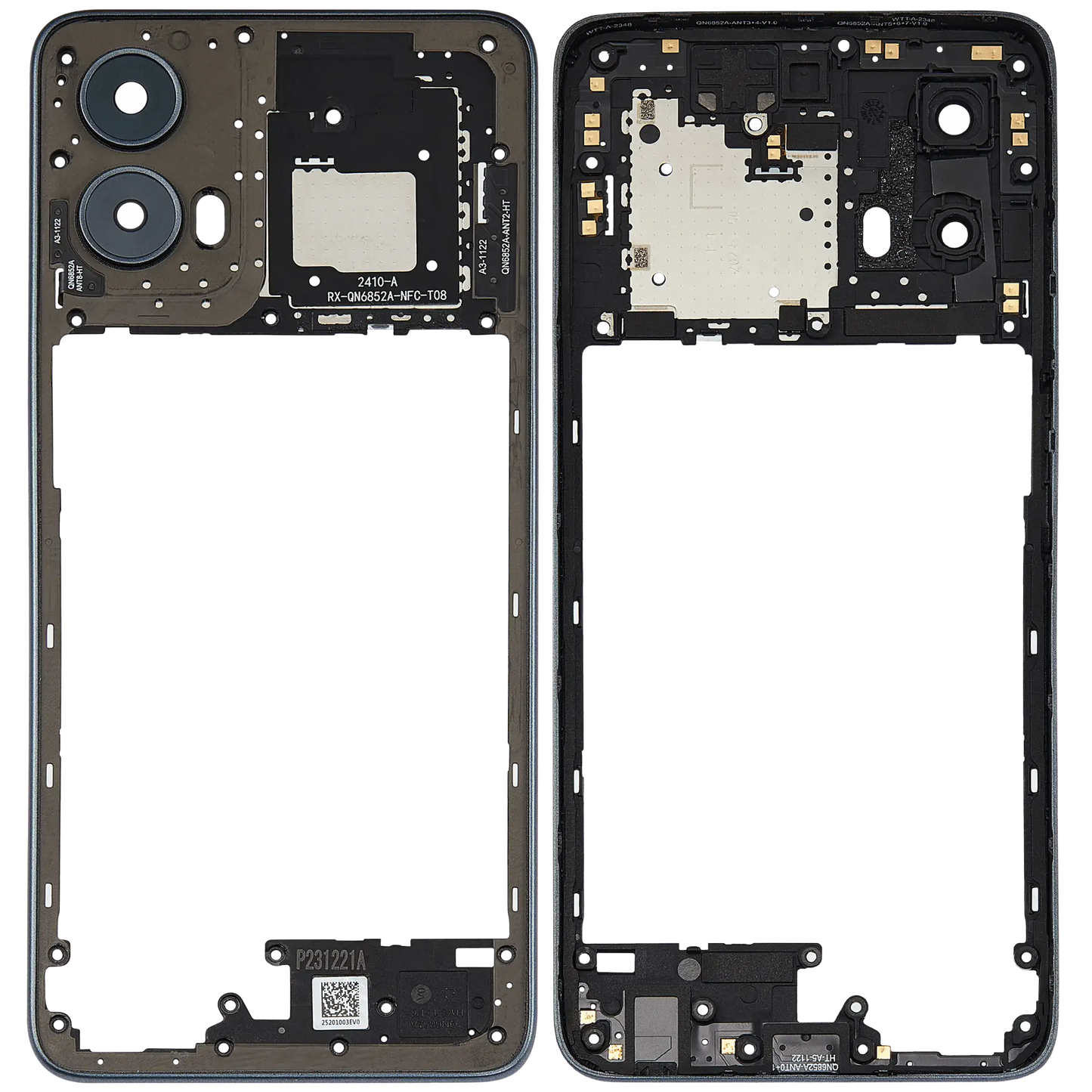 Mid-Frame Housing For Motorola Moto G 5G (XT2417 / 2024) (Sage Green) replacement part SKU 107183138248 image 7