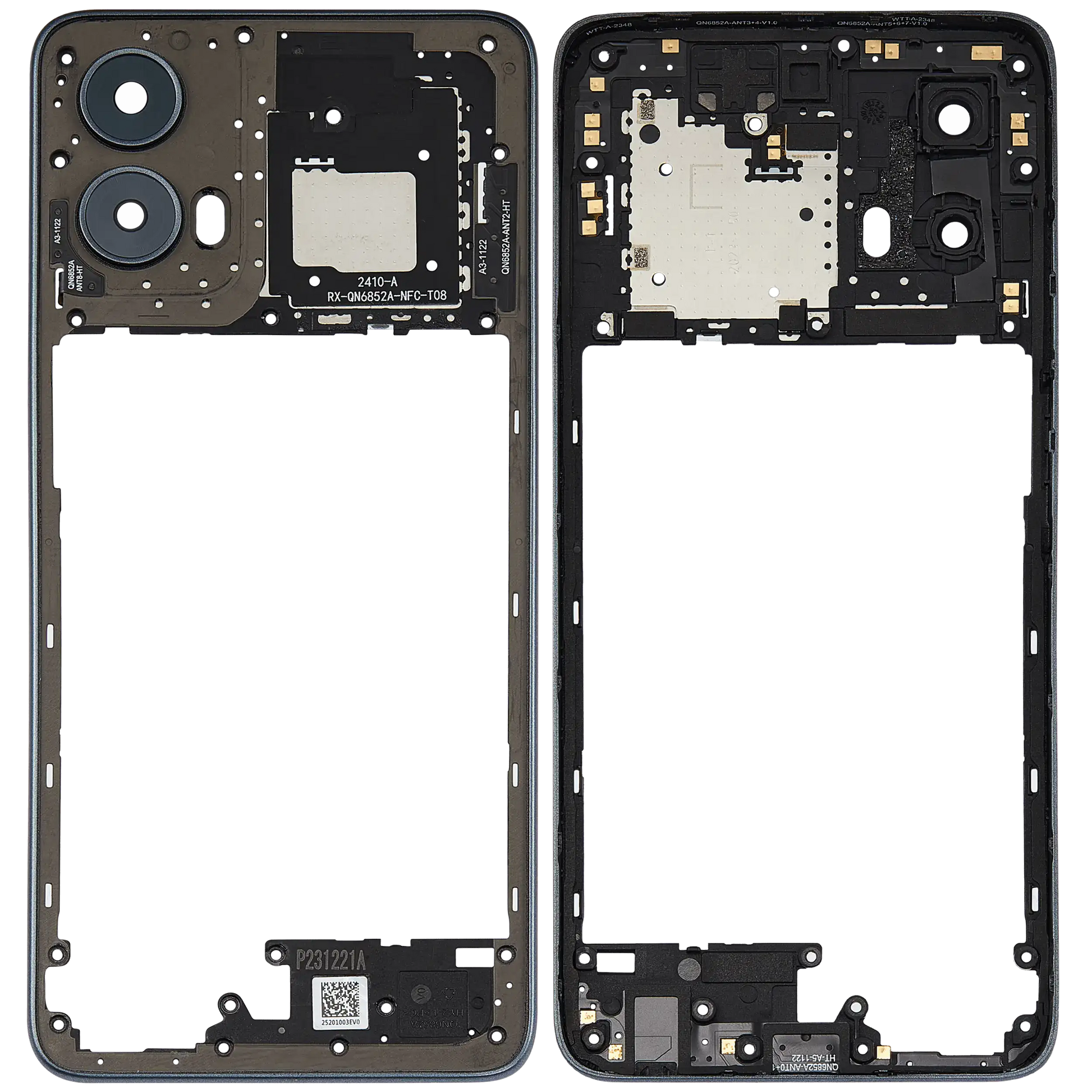Mid-Frame Housing For Motorola Moto G 5G (XT2417 / 2024) (Sage Green) replacement part SKU 107183138248 image 7