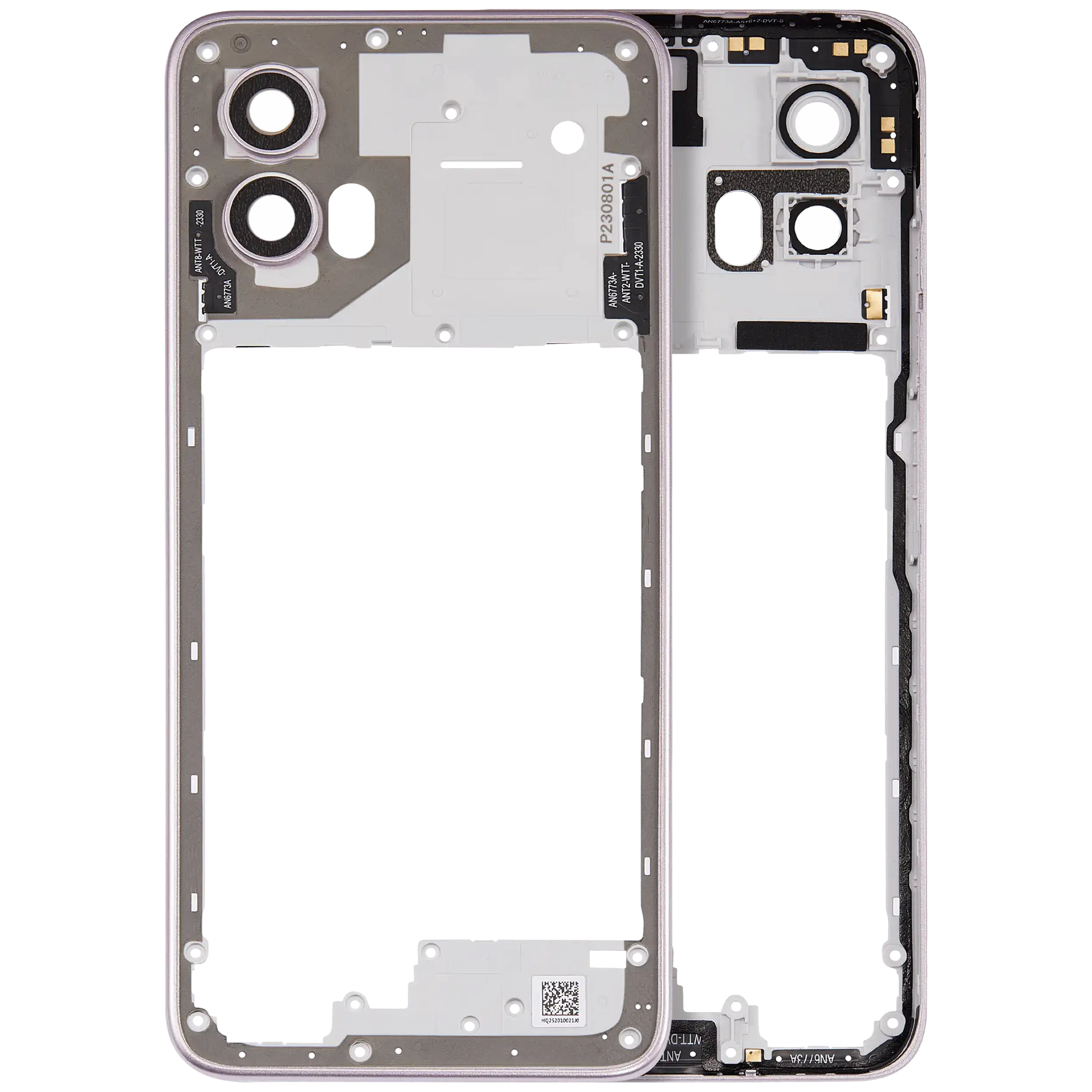Mid-Frame Housing For Moto G Power 5G (XT2415 / 2024) (Pale Lilac) replacement part SKU 107183138249 image 1