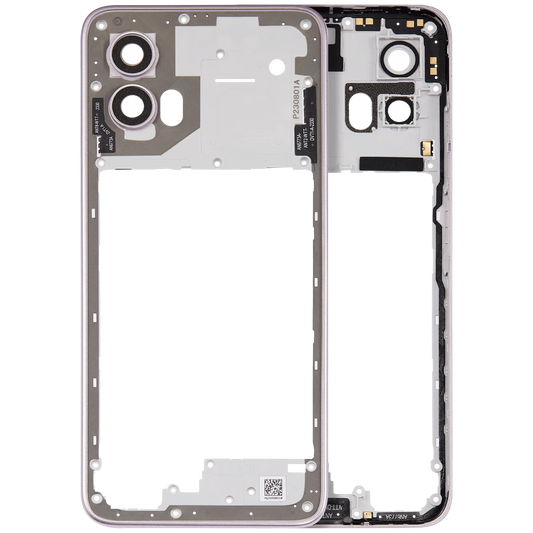 Mid-Frame Housing For Moto G Power 5G (XT2415 / 2024) (Pale Lilac) replacement part SKU 107183138249 image 1