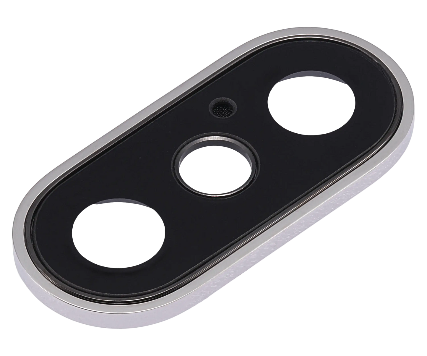 Back Camera Lens With Bracket & Bezel For iPhone XS / XS Max (Silver) (Real Sapphire l Premium)
