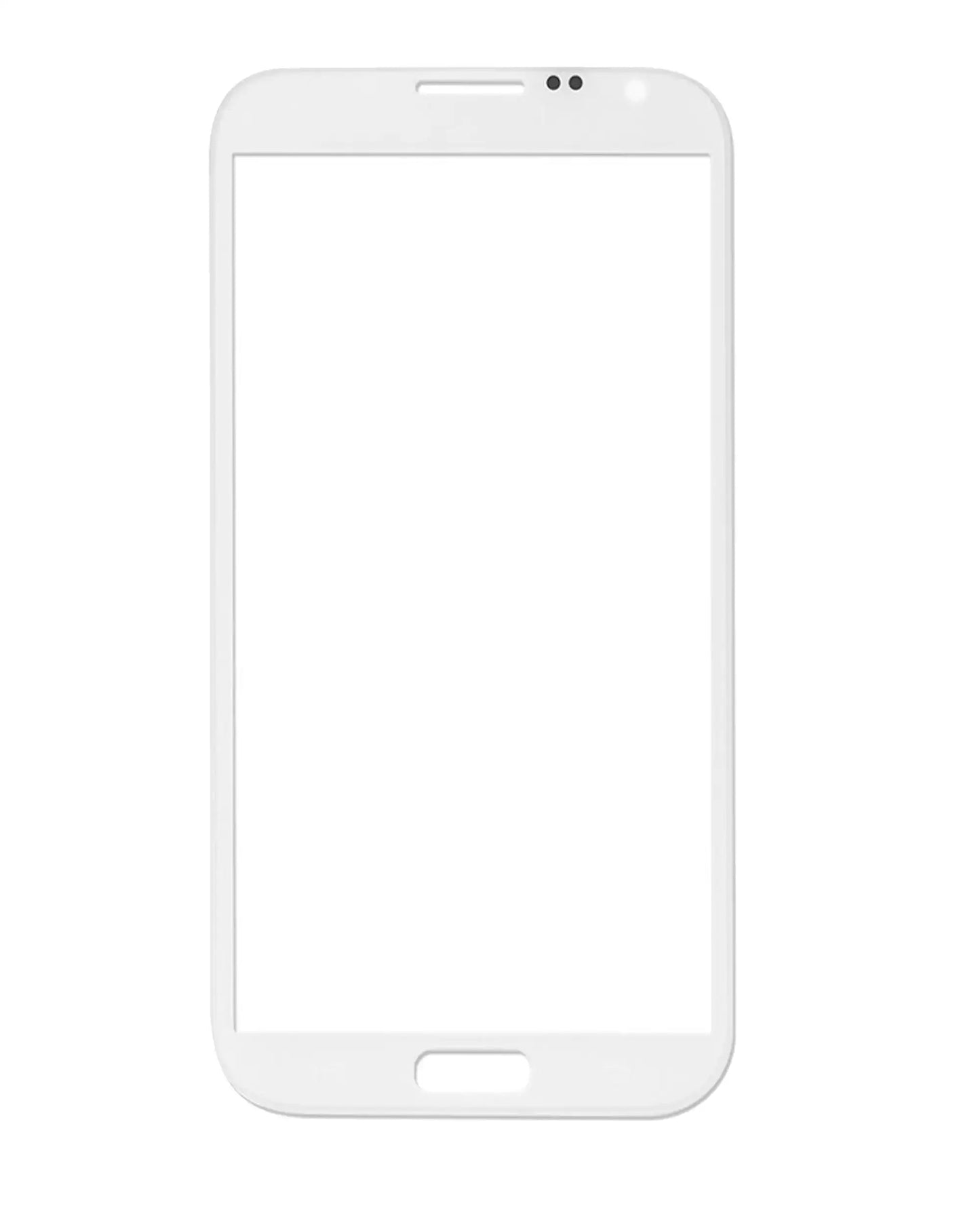 Front Glass For Samsung Galaxy Note 2 (White)