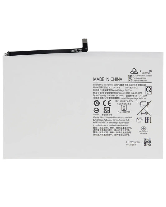 Replacement Battery For Samsung Galaxy Tab A7 10.4" (T500 / T505 / T507) (2020) - Samsung Galaxy Tab A7 10.4" (2020) Replacement Parts - SKU 107082081530 - product image 1