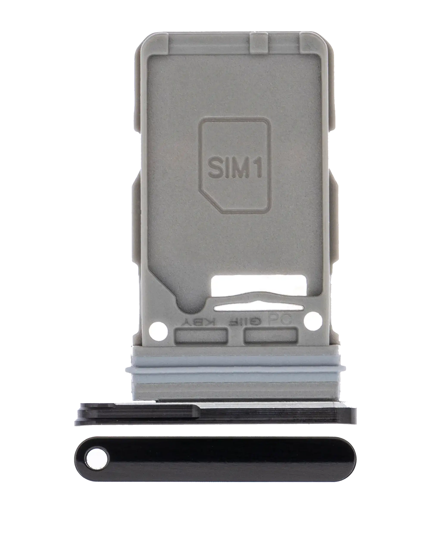 Single Sim Card Tray For Samsung Galaxy S21 Ultra (Phantom Black)