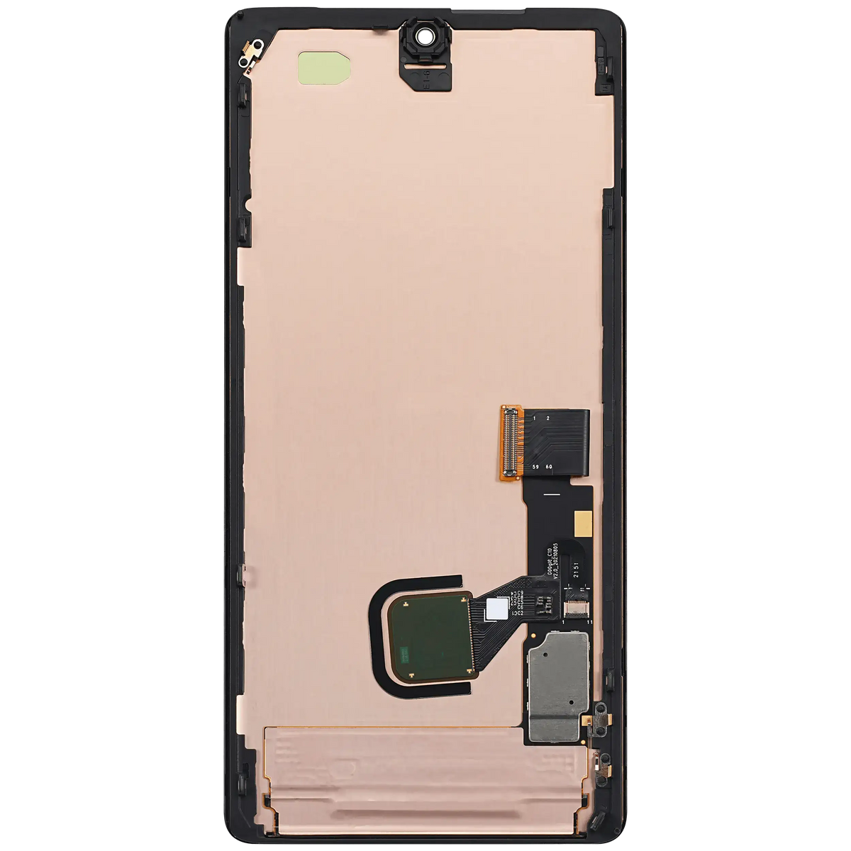 OLED Assembly With Frame (With Fingerprint Sensor) For Google Pixel 7 Pro (Refurbished) (All Colors) - replacement component detail view