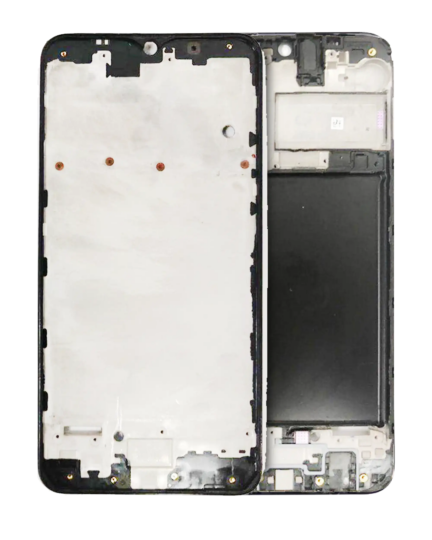 LCD-Frame For Samsung Galaxy A10 (A105 / 2019) (Dual Card Version) replacement part product image 1 - SKU 107082020051