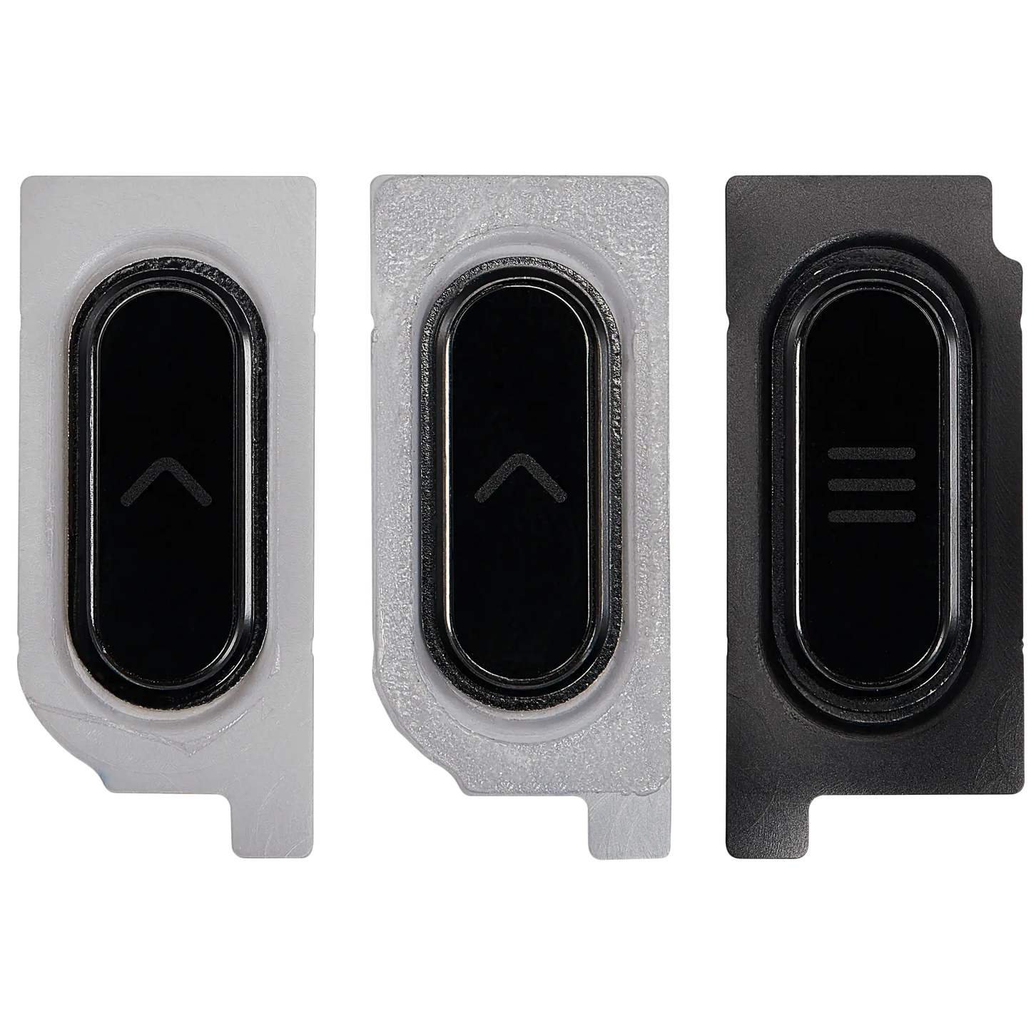 Home Button For Samsung Galaxy Tab Active Pro 10.1" (T545 / T540 / T547) (2019) (Black) (3 Piece Set) Samsung Galaxy Tab Active replacement part - product image 1