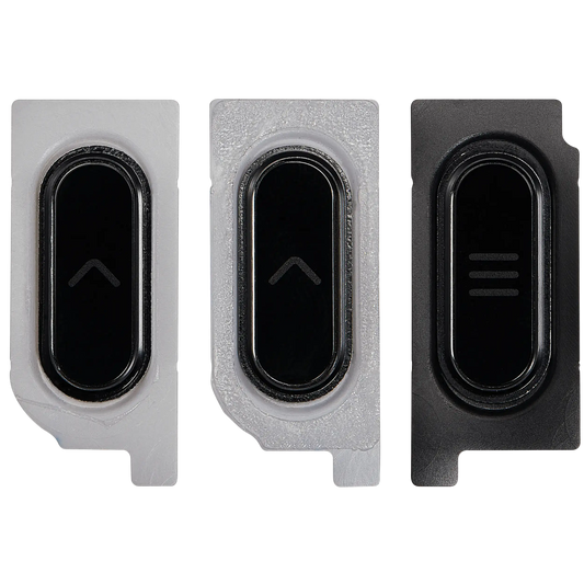 Home Button For Samsung Galaxy Tab Active Pro 10.1" (T545 / T540 / T547) (2019) (Black) (3 Piece Set) Samsung Galaxy Tab Active replacement part - product image 1