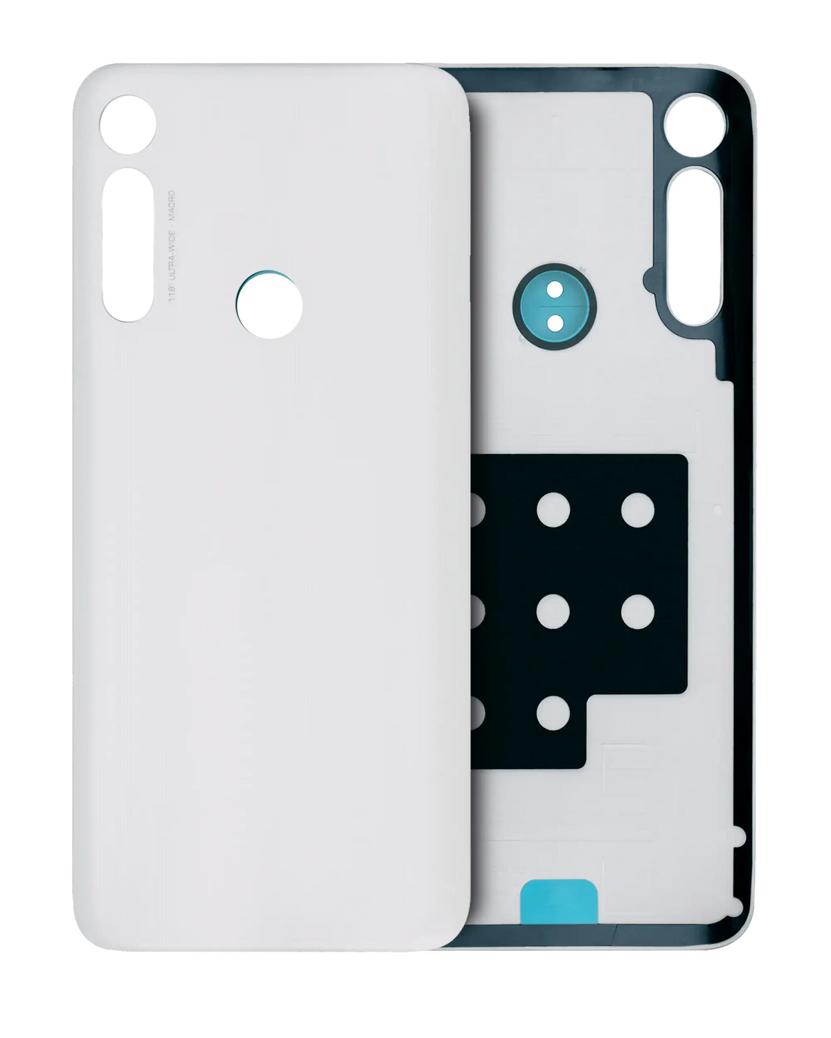 Back cover Glass For Motorola Moto G Fast (XT2045-3 / 2020) (Pearl White) | compatible mobile phone replacement part | SKU 107082084520 | product image 1