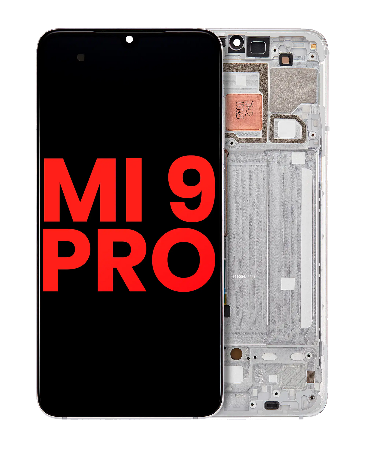 OLED Assembly With Frame For Xiaomi Mi 9 Pro (Aftermarket Plus) (Dream White) - replacement part product image SKU 107082114511 - image 1